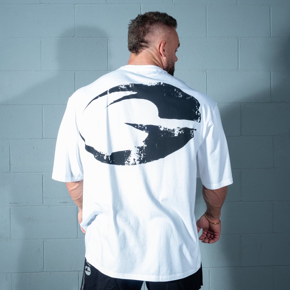 GASP Rep Iron Tee White